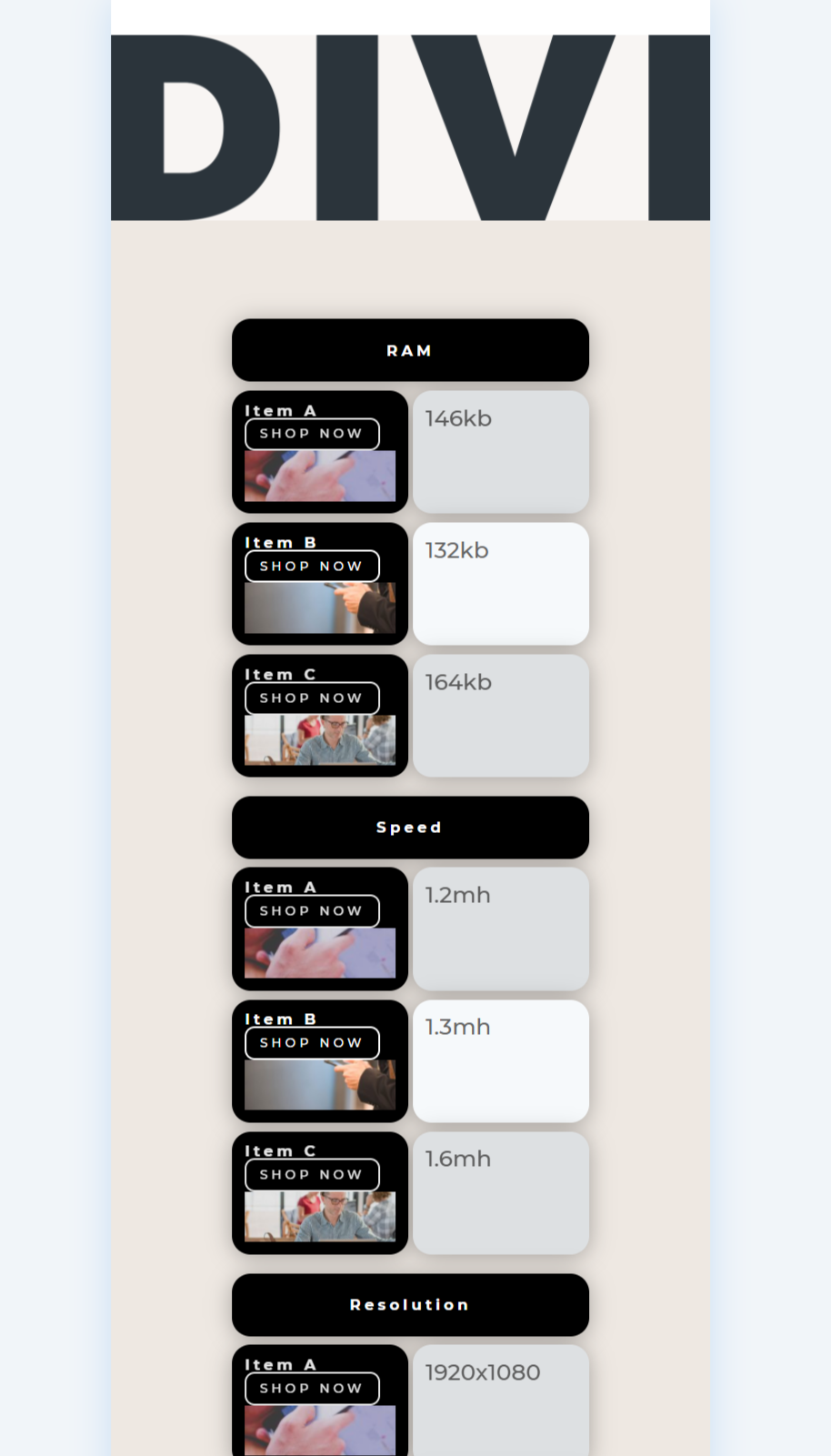 테이블 메이커 예