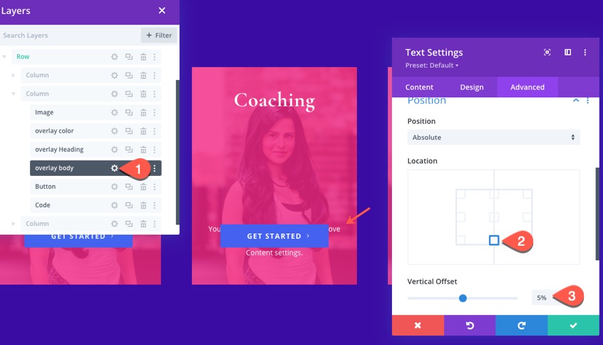 ภาพซ้อนทับ Divi