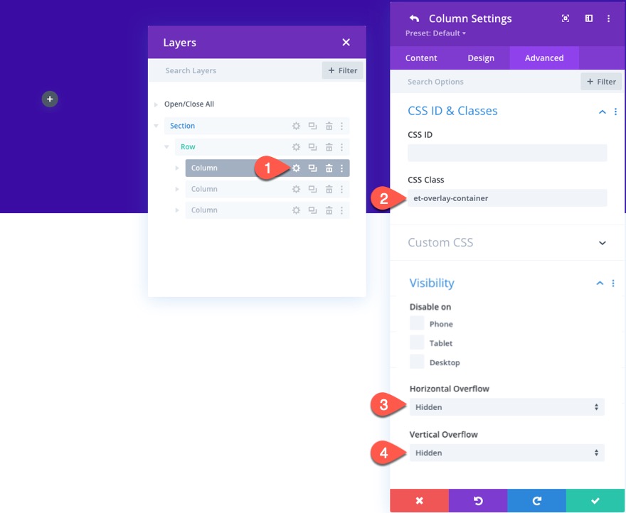 ภาพซ้อนทับ Divi