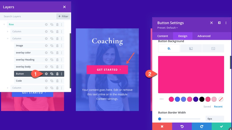 ภาพซ้อนทับ Divi