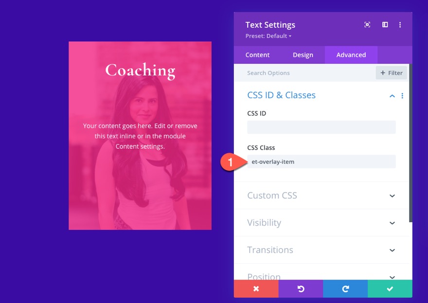 ภาพซ้อนทับ Divi