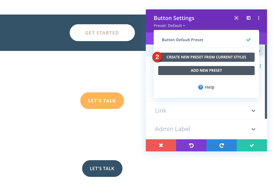 divi yaşam koçu küresel ön ayarlar stil kılavuzu