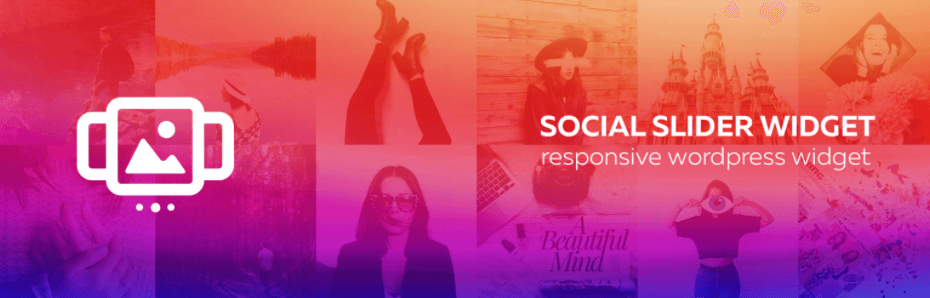 Pluginul Social Slider Widget.