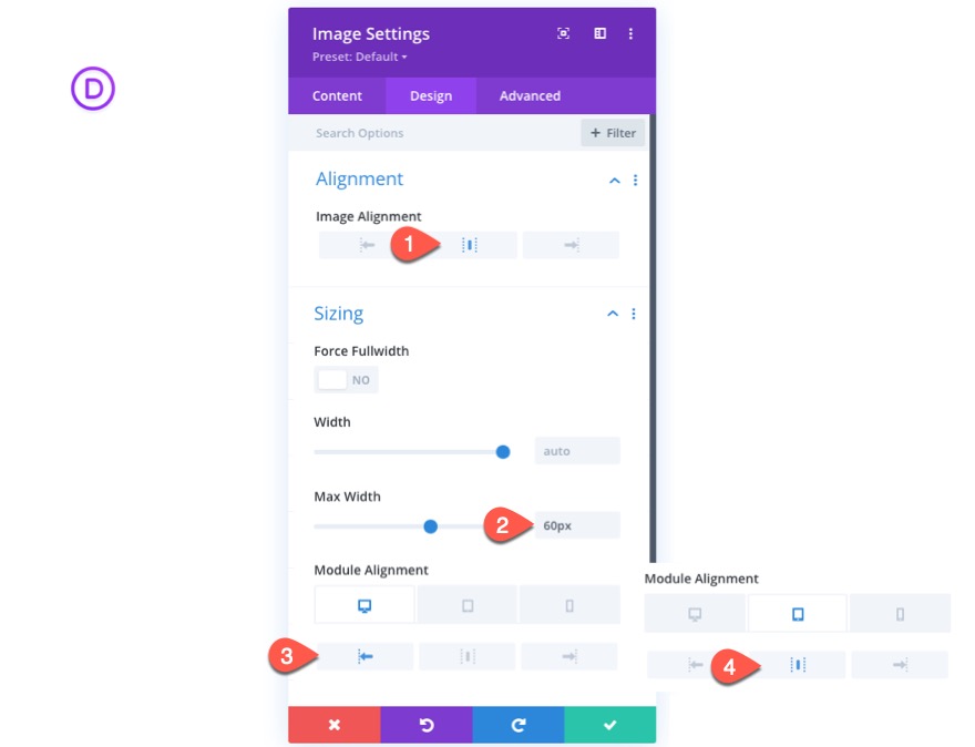 divi 徽标图像全局预设