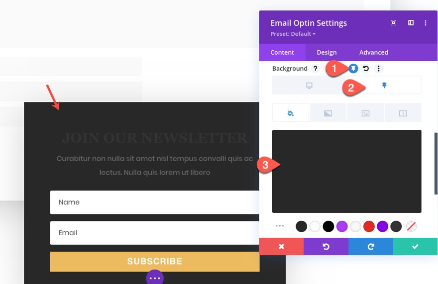 przyklejony e-mail opty