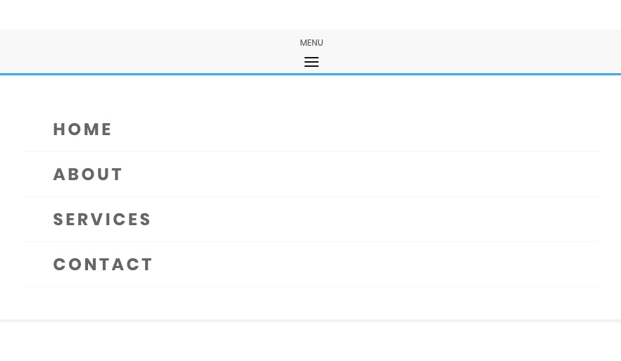préréglages globaux du module de menu divi