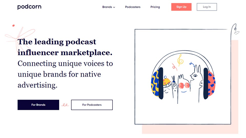 الصفحة المقصودة podcorn