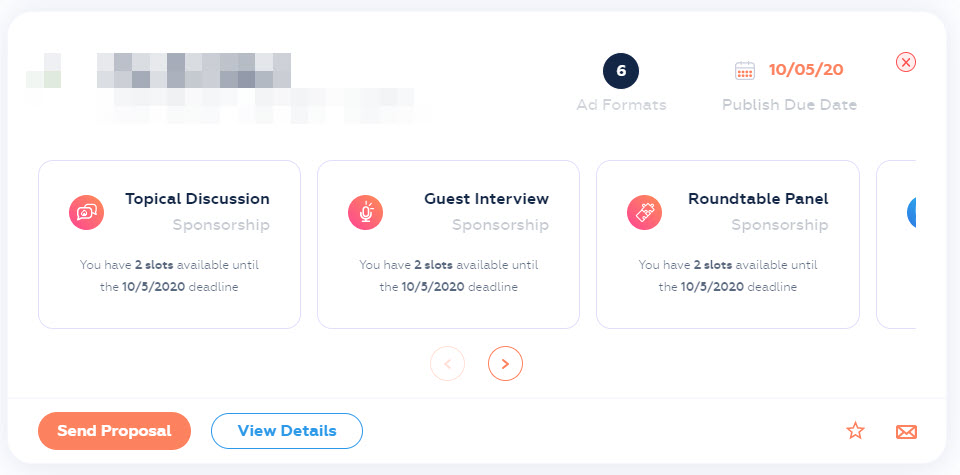 أنواع أخرى من رعاية البودكاست