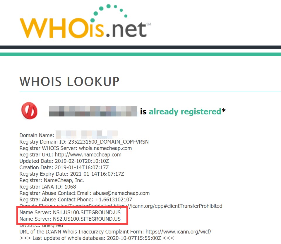 информация whois
