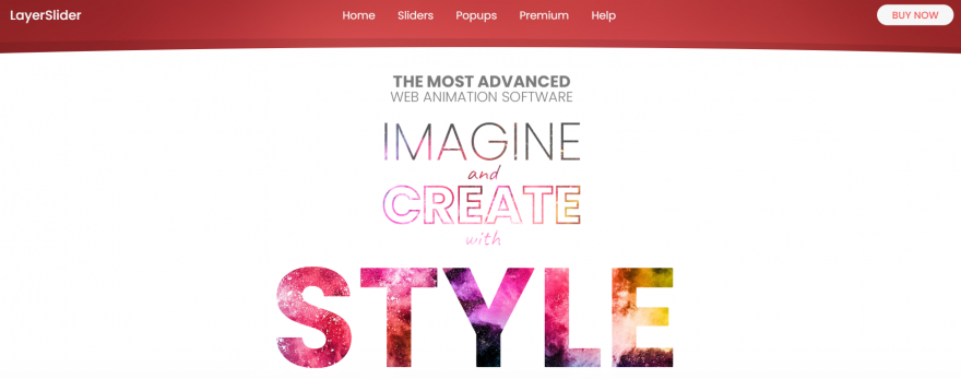 图层滑块主页。