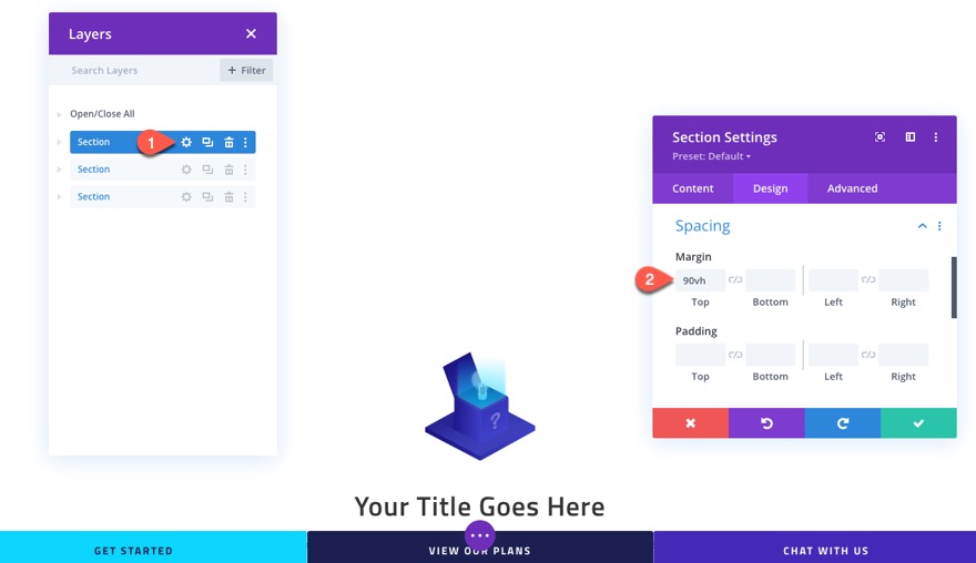 滾動上的 divi 粘性 cta 菜單