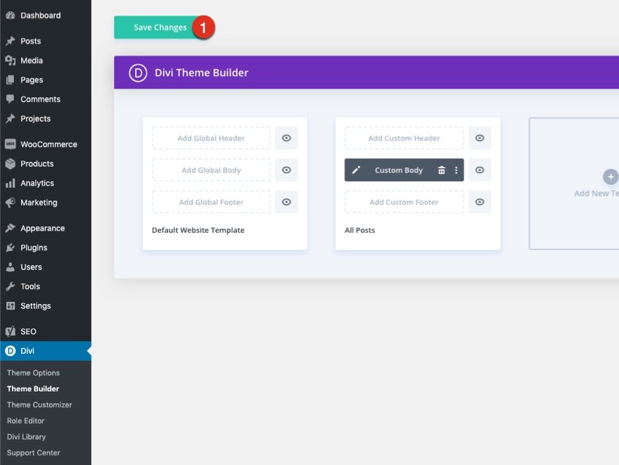 Divi Copywriter บล็อกโพสต์เทมเพลต