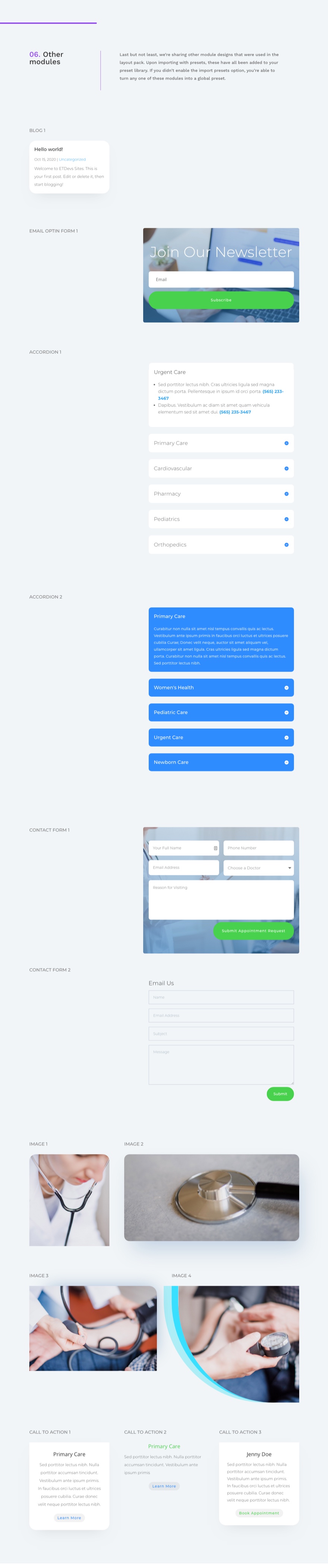 คำแนะนำสไตล์สำนักงานแพทย์ทั่วโลกที่ตั้งไว้ล่วงหน้า