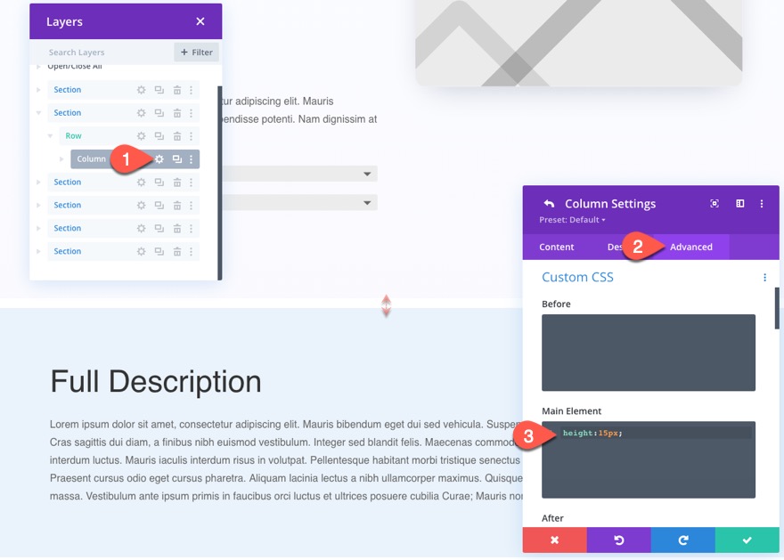 modèle d'images de produits collants divi
