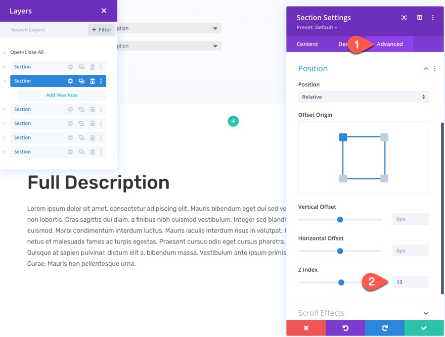modèle d'images de produits collants divi