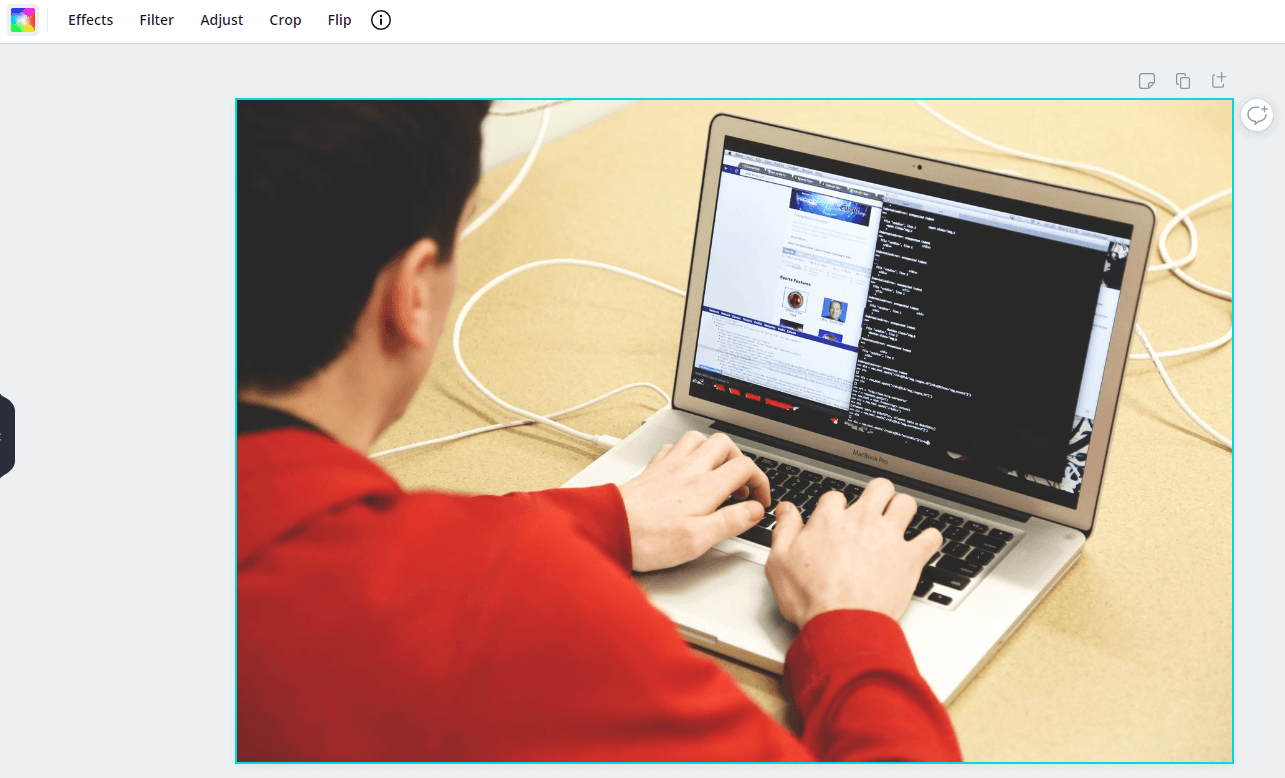 Обрезка изображения на Canva