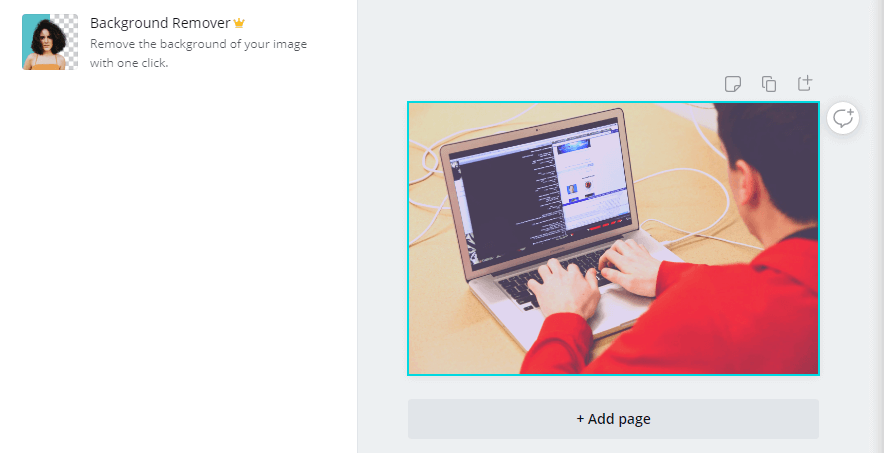 Применение эффектов с помощью Canva