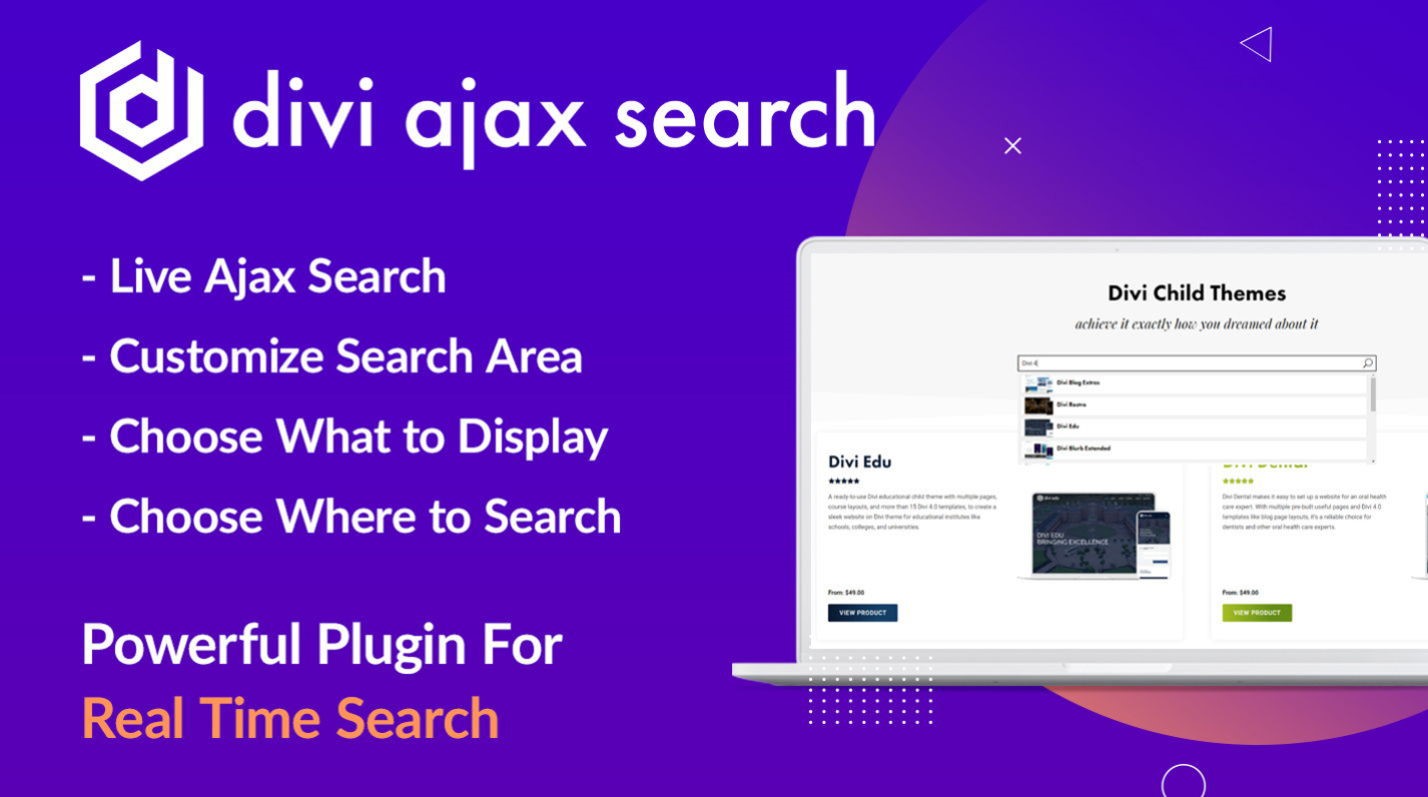 Divi Ajax 검색 설치