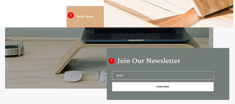 웹사이트에 맞게 모듈 스타일 지정