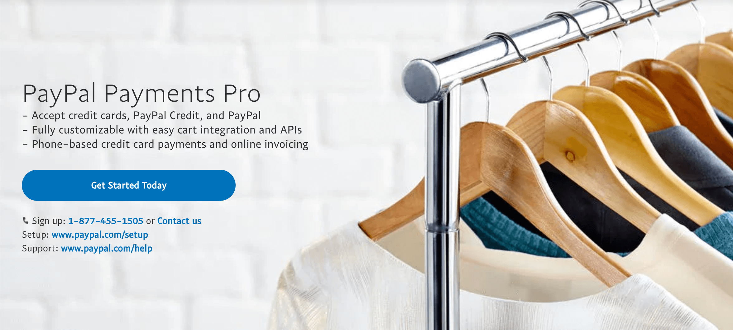 หน้าเว็บ PayPal Pro