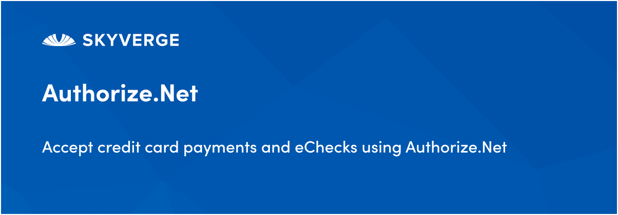ส่วนเสริม Authorize.net สำหรับ WooCommerce