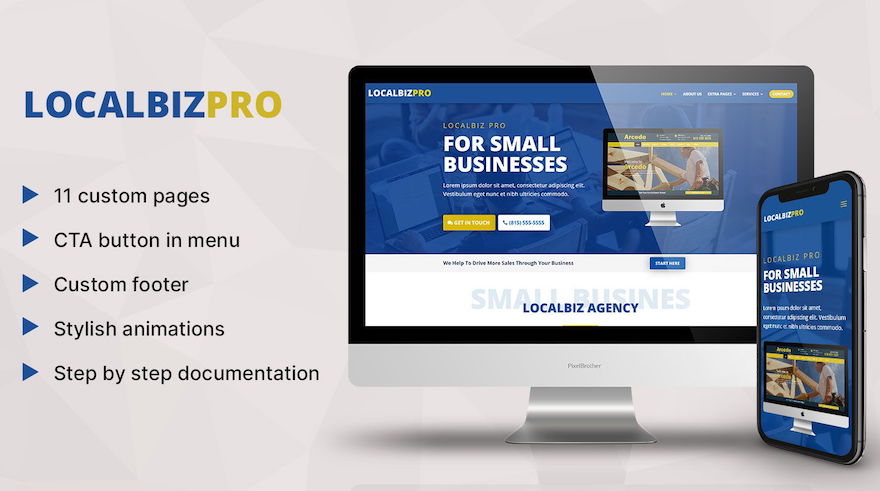 divi 小型企业网站工具箱