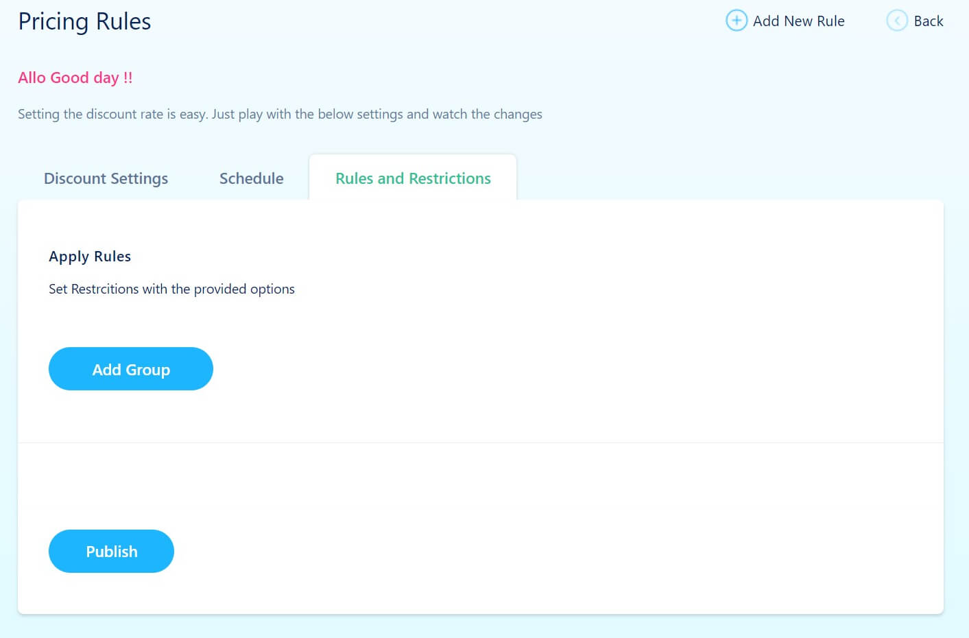 إضافة قواعد وقيود للتسعير الديناميكي لـ WooCommerce.