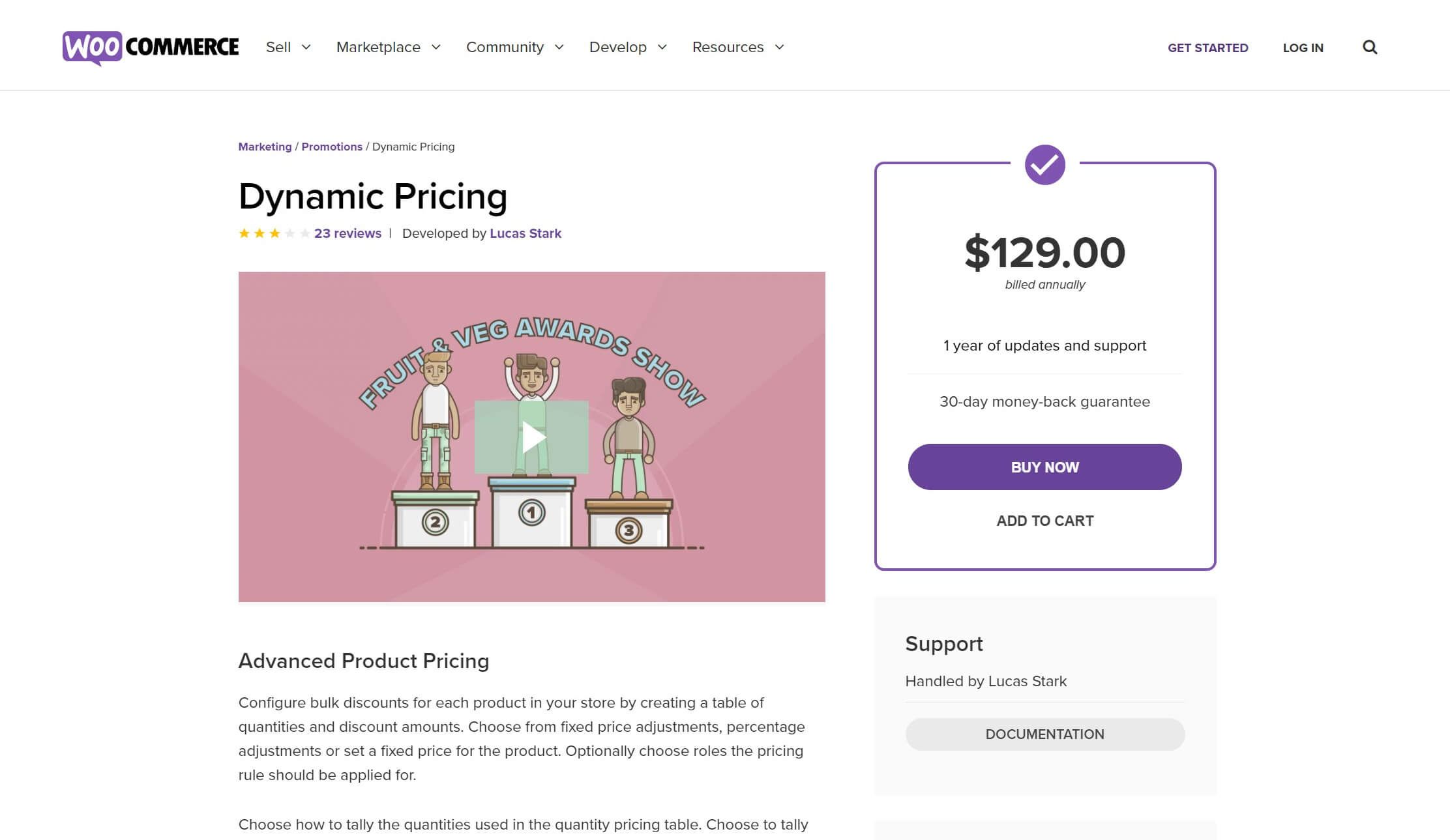 البرنامج المساعد WooCommerce Dynamic Pricing.
