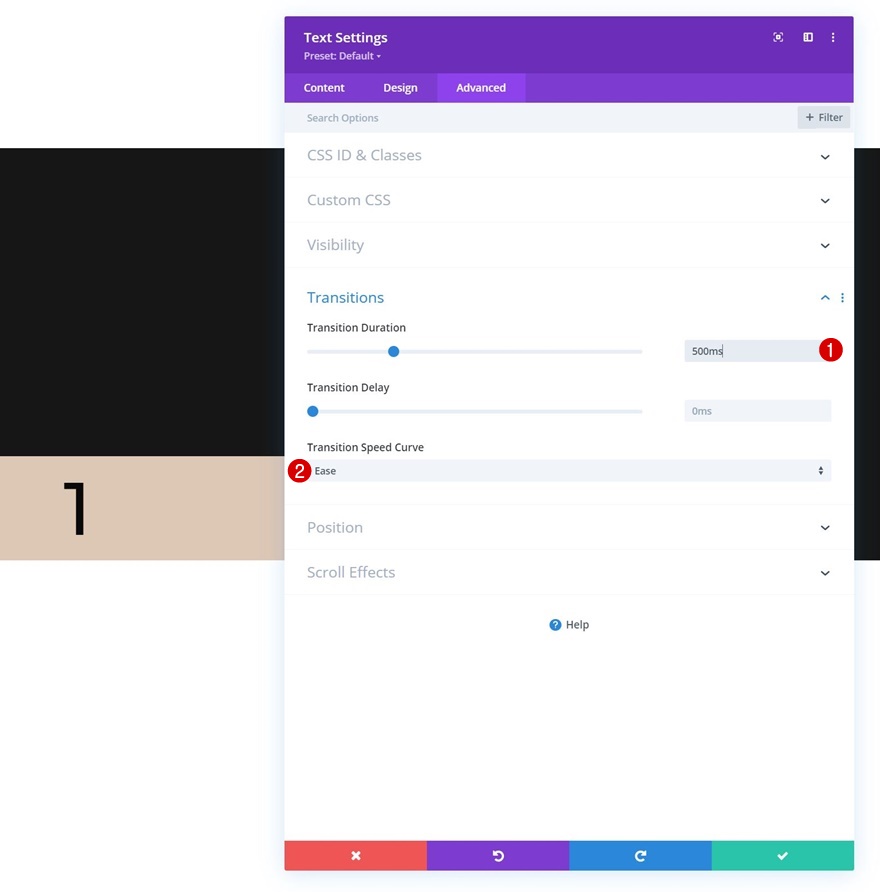 changer les styles collants