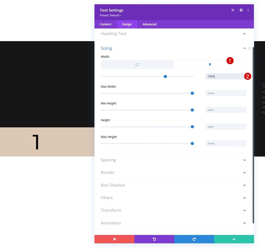 changer les styles collants