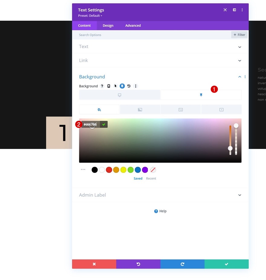 changer les styles collants
