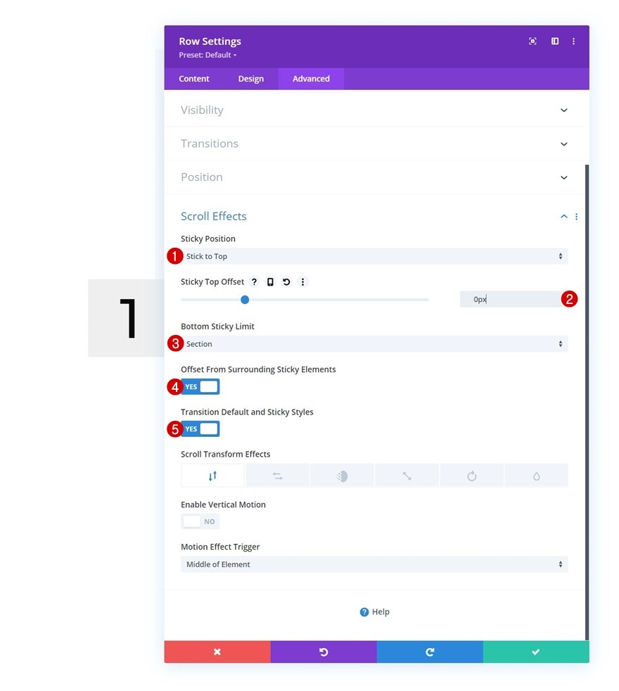 changer les styles collants