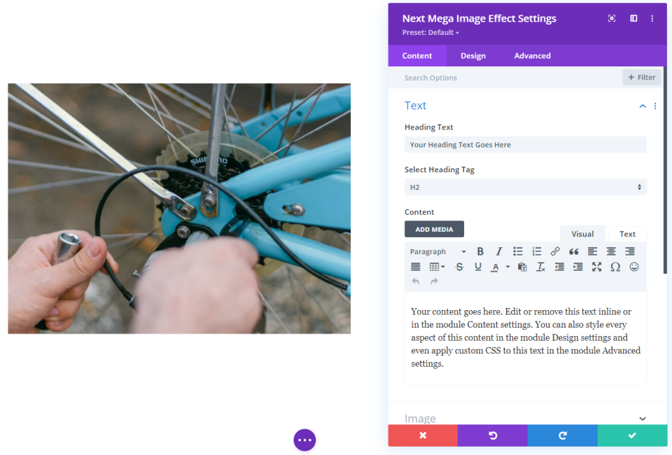 Nächster Mega-Bildeffekt