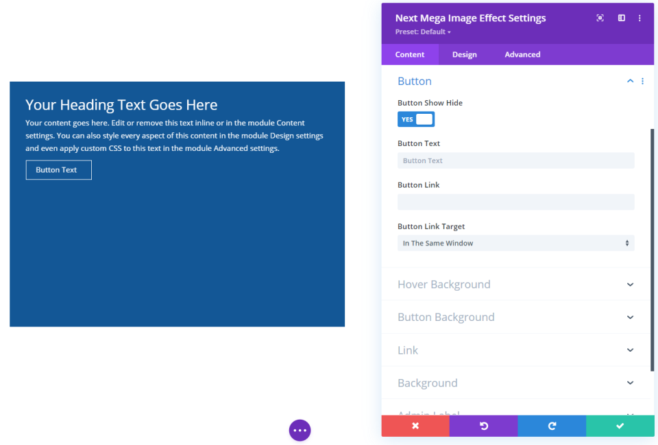 Nächster Mega-Bildeffekt