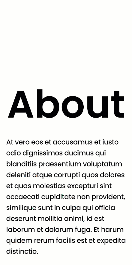 закрепленные заголовки разделов