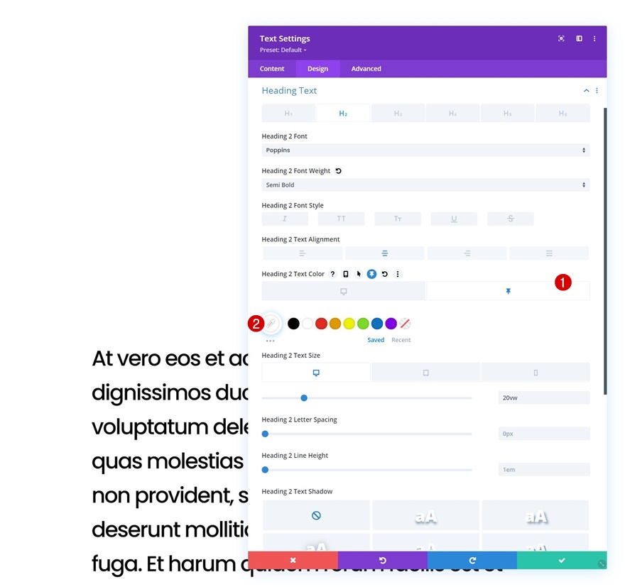 закрепленные заголовки разделов