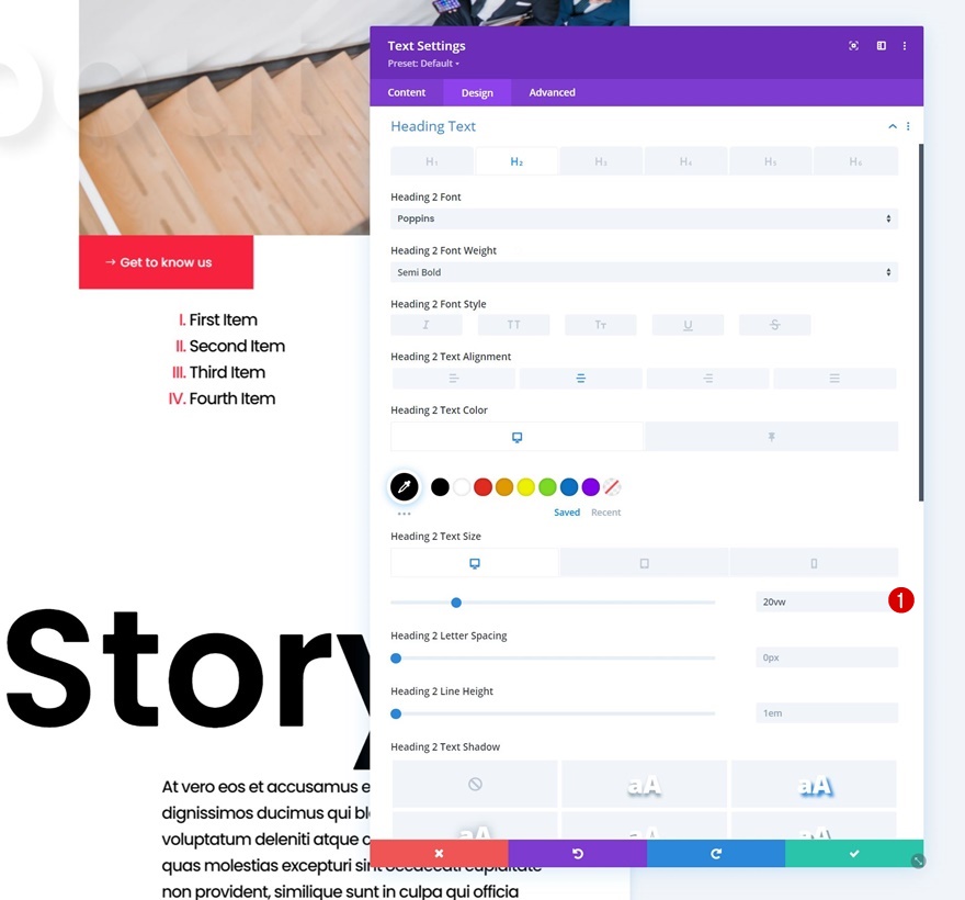 липкие заголовки разделов