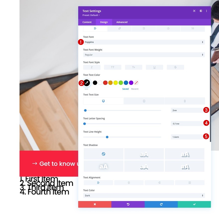 закрепленные заголовки разделов