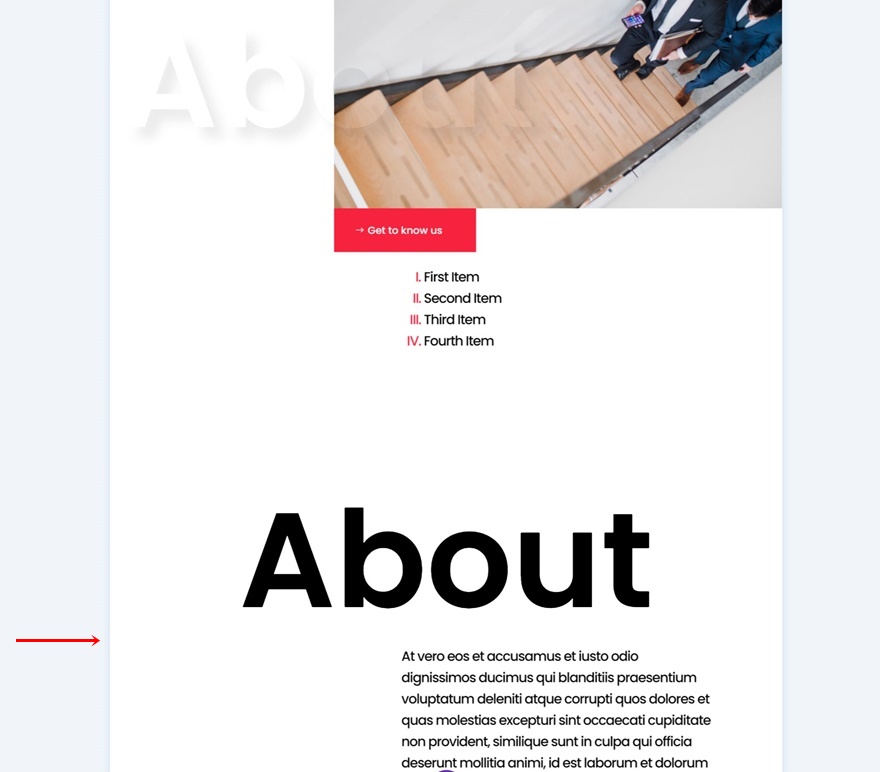 закрепленные заголовки разделов