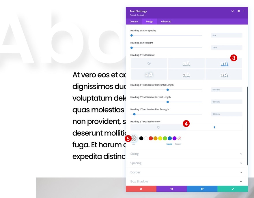 закрепленные заголовки разделов