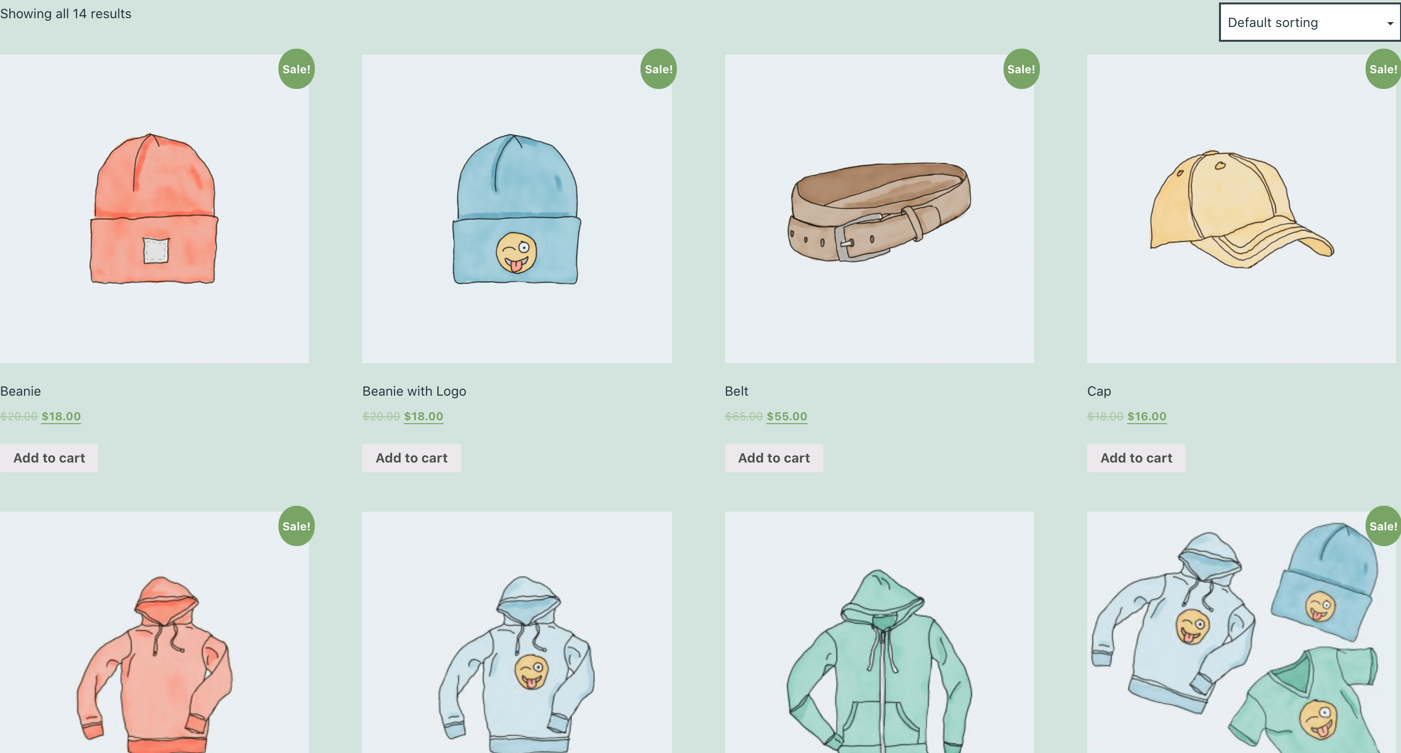 Ein E-Commerce-WooCommerce-Shop.