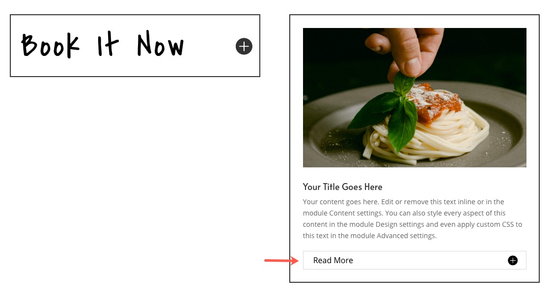 diviモジュールまたは行を他のモジュールに挿入します
