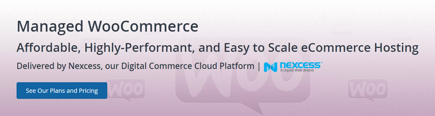Liquid Web은 WooCommerce 호스팅을 관리합니다.