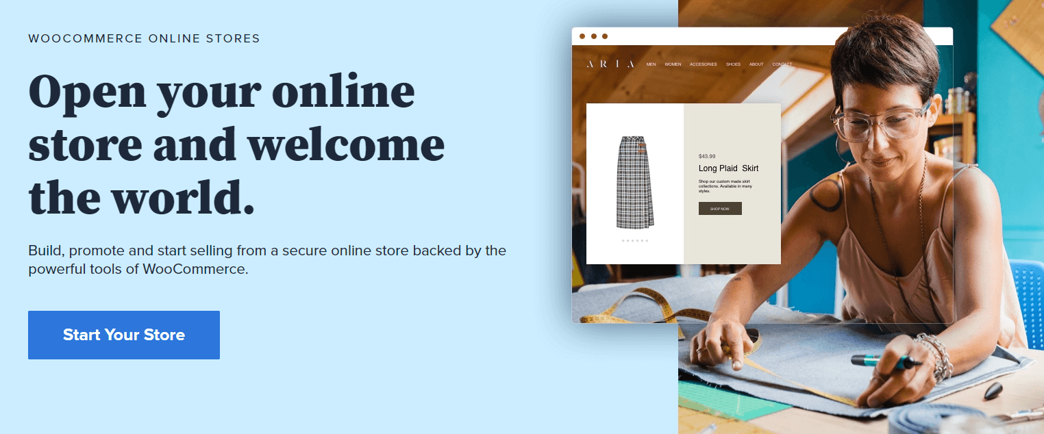 Bluehost WooCommerce 호스팅 계획.