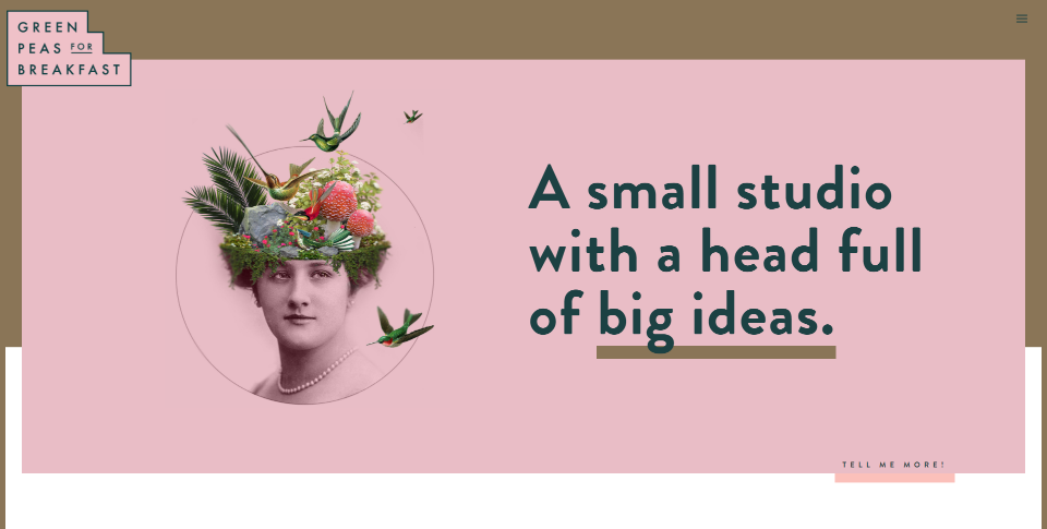 아침으로 완두콩