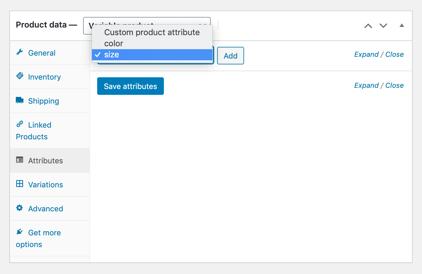 การเพิ่มแอตทริบิวต์ผลิตภัณฑ์ WooCommerce