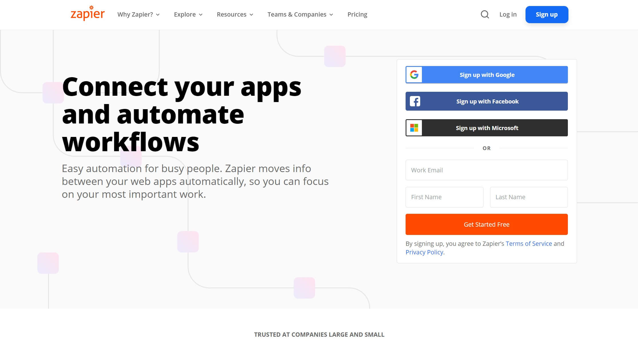 บริการ Zapier สำหรับเชื่อมต่อแอพออนไลน์