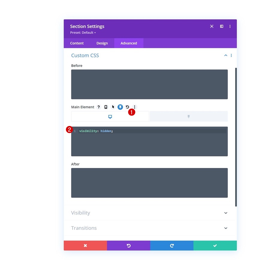 ukryj nagłówek przed przewijaniem