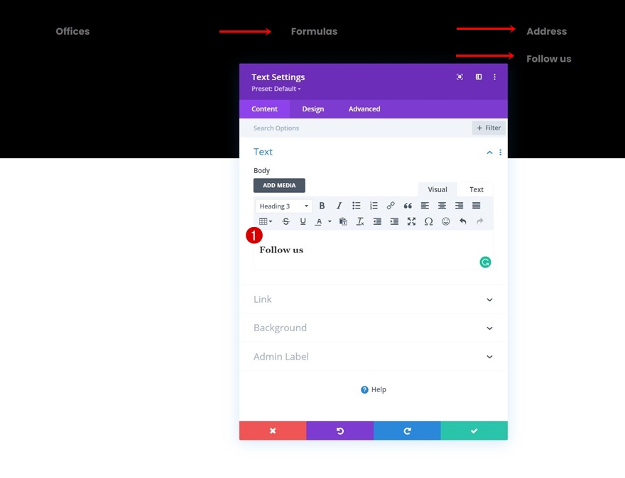 bilah footer lengket