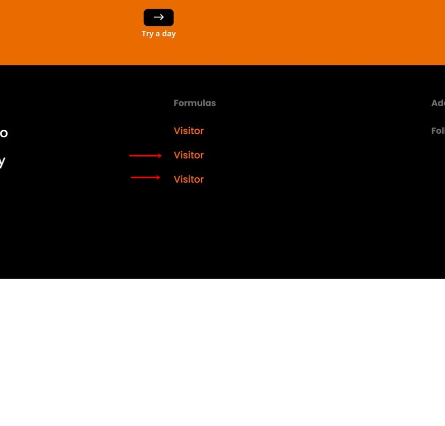 bilah footer lengket